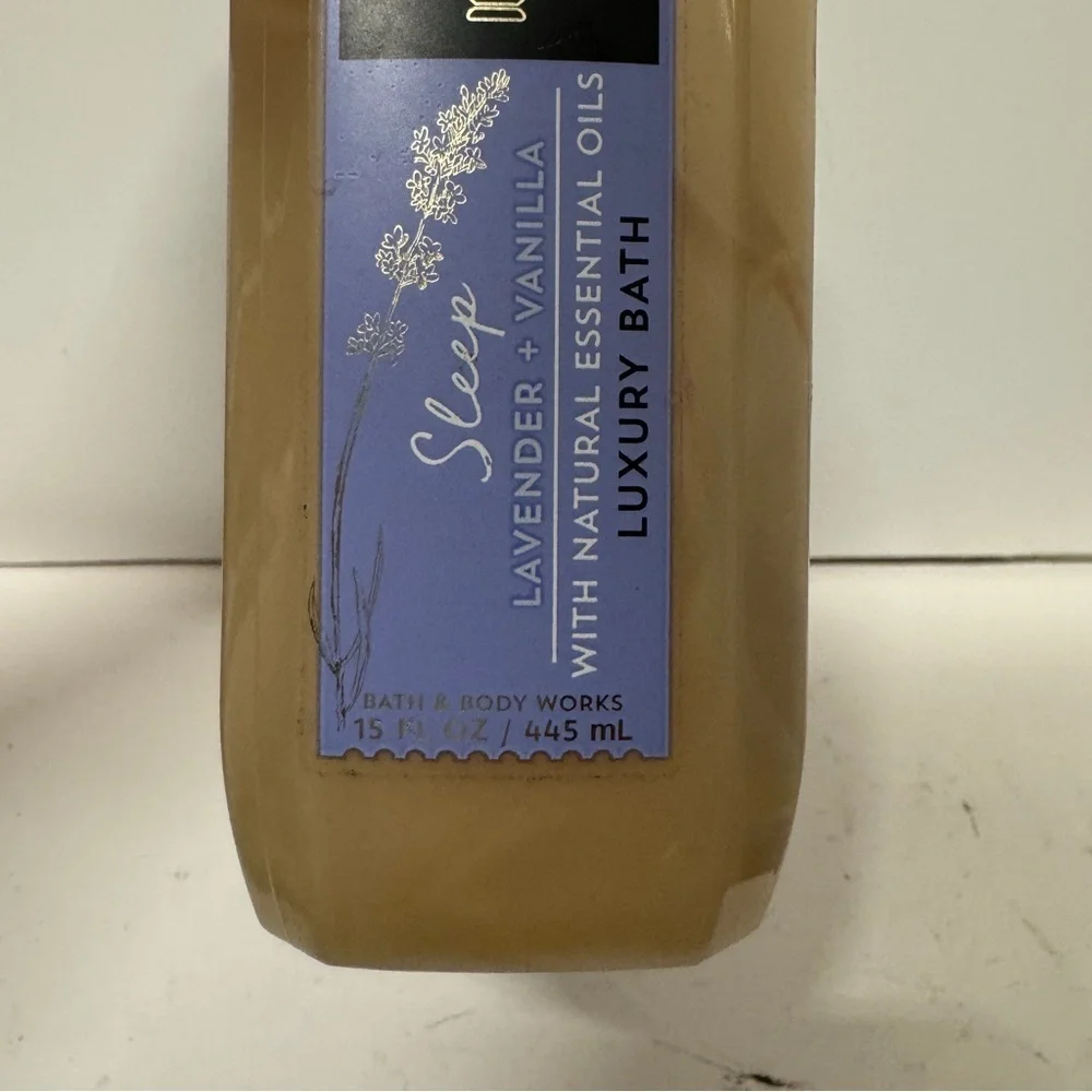 Bath & Body Works Lavender +Vanilla Luxury Bath Aromatherapy Sleep 15 OZ